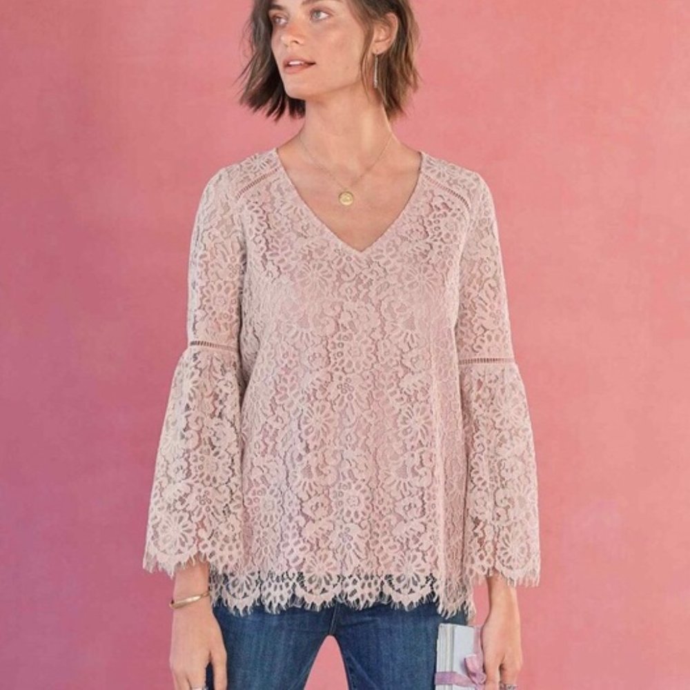 Sundance Charmant Lace Blouse S